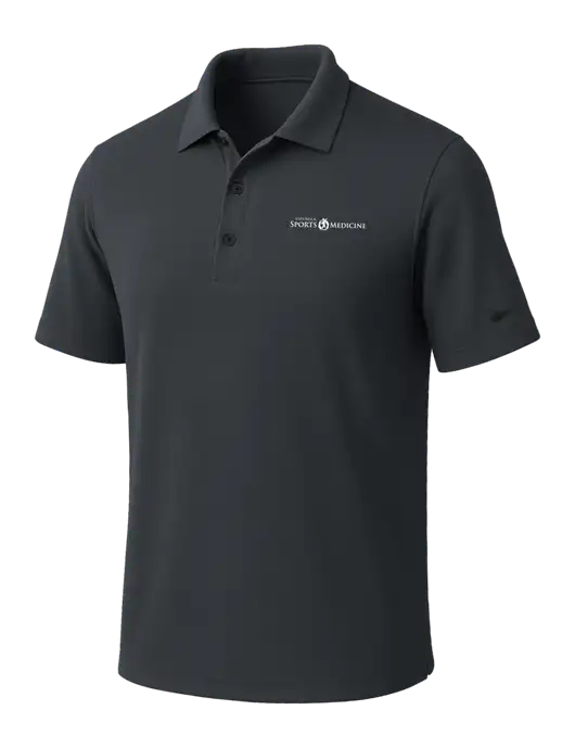 NIKE Dark Grey Dri-Fit Micro Pique Polo w/Espanola Logo