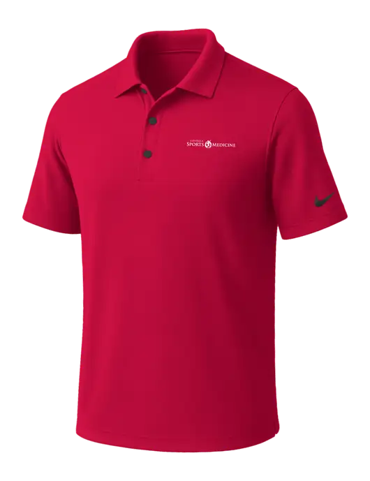 NIKE Red Dri-Fit Micro Pique Polo w/Espanola Logo