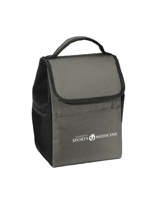 Lunch Bag Grey/Black Cooler w/Espanola Logo