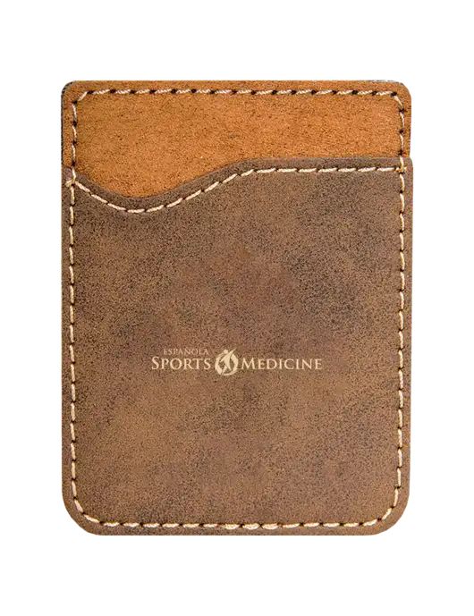 Rustic Laserable Leatherette Phone Wallet w/Espanola Logo