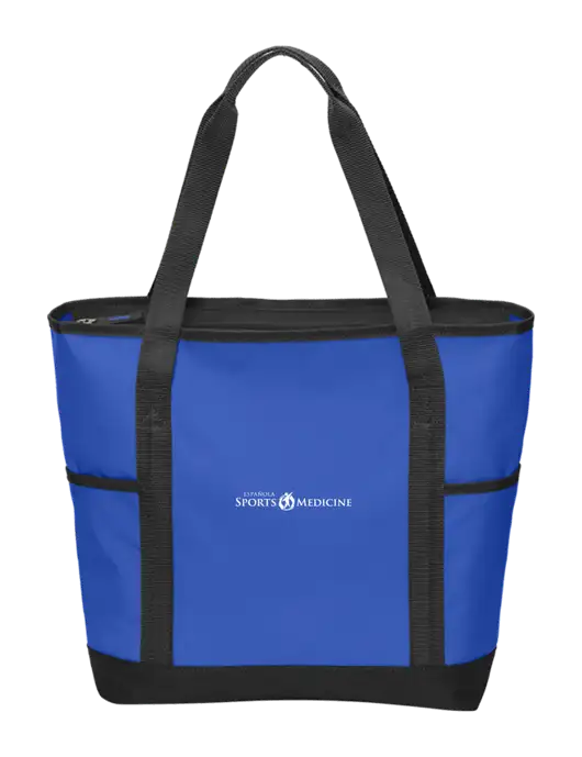 On the Go Royal/Black Tote w/Espanola Logo