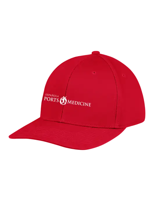 Premium Modern Structured Twill Red Snapback Cap w/Espanola Logo