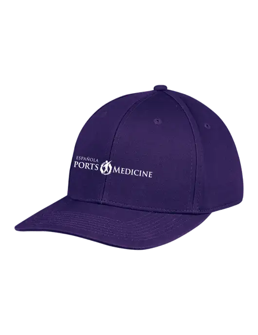 Premium Modern Structured Twill Purple Snapback Cap w/Espanola Logo