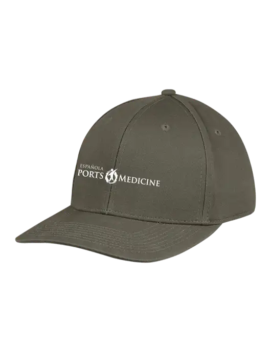 Premium Modern Structured Twill Olive Snapback Cap w/Espanola Logo