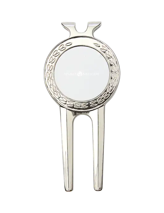 Silver Divot Tool, 1.5 x 3 w/Espanola Logo