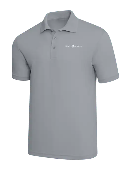 Light Grey PosiCharge RacerMesh Polo w/Espanola Logo