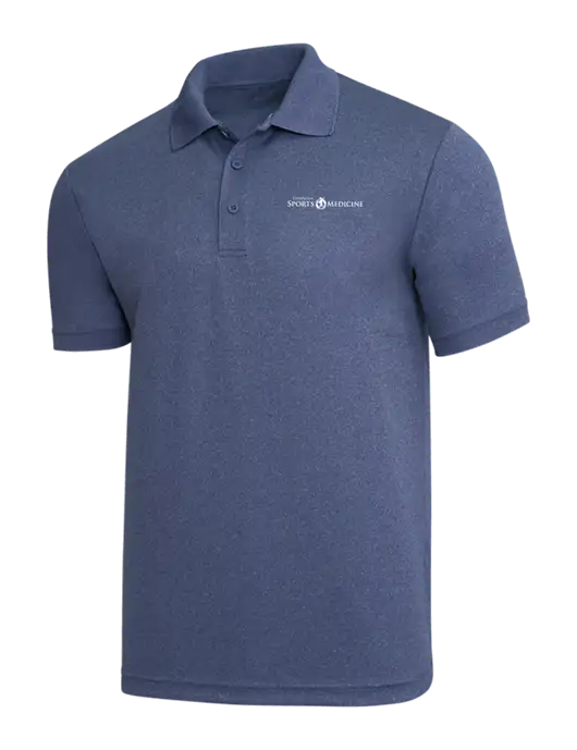 Light Navy Heather PosiCharge RacerMesh Polo w/Espanola Logo