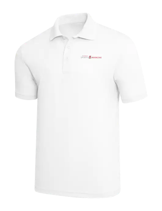 White PosiCharge RacerMesh Polo w/Espanola Logo