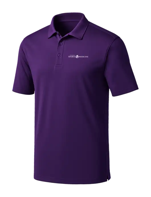 Purple Silk Touch Performance Polo w/Espanola Logo