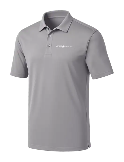 Light Grey Silk Touch Performance Polo w/Espanola Logo
