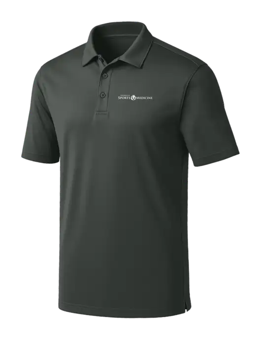 Dark Grey Silk Touch Performance Polo w/Espanola Logo