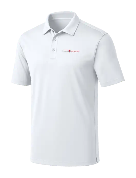 White Silk Touch Performance Polo w/Espanola Logo