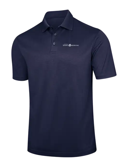 Navy Performance Fine Jacquard Polo w/Espanola Logo