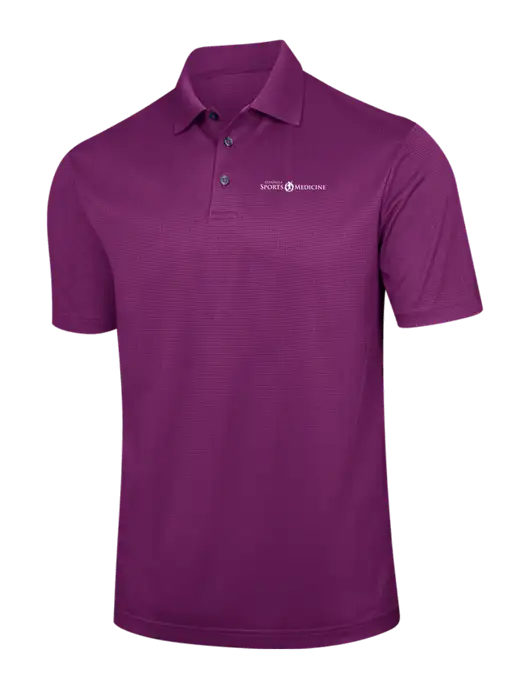 Violet Purple Performance Fine Jacquard Polo w/Espanola Logo