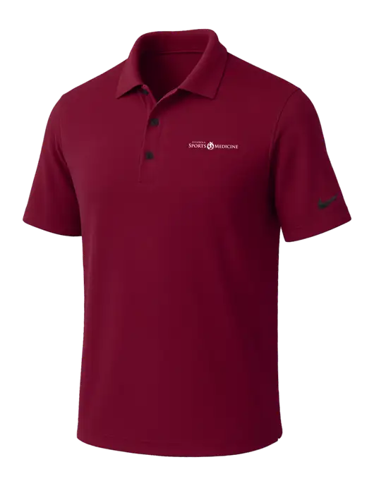 NIKE Cardinal Dri-Fit Micro Pique Polo w/Espanola Logo