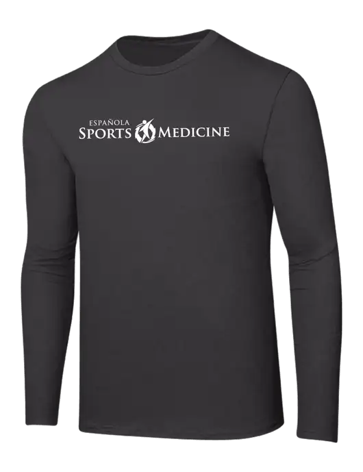 Ring Spun Charcoal 4.5 oz Long Sleeve T-Shirt w/Espanola Logo