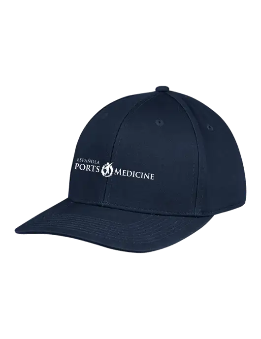Premium Modern Structured Twill Navy Snapback Cap w/Espanola Logo