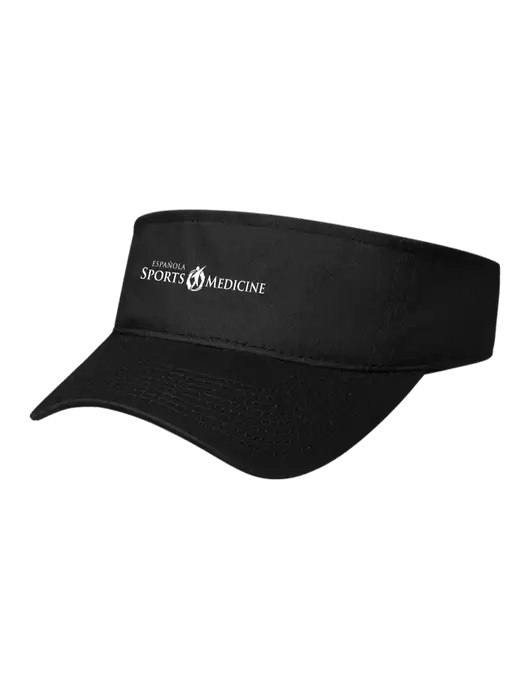Black Cap Visor w/Espanola Logo