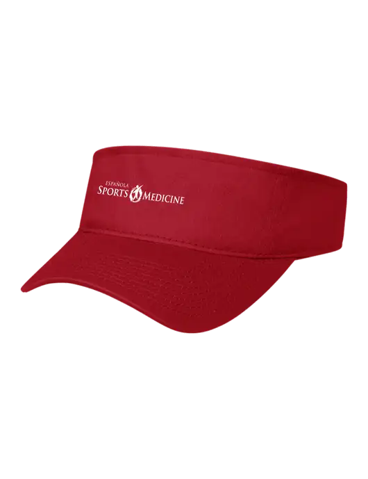 Red Cap Visor w/Espanola Logo