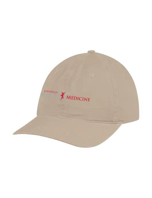 Garment Washed Unstructured Twill Tan Cap w/Espanola Logo