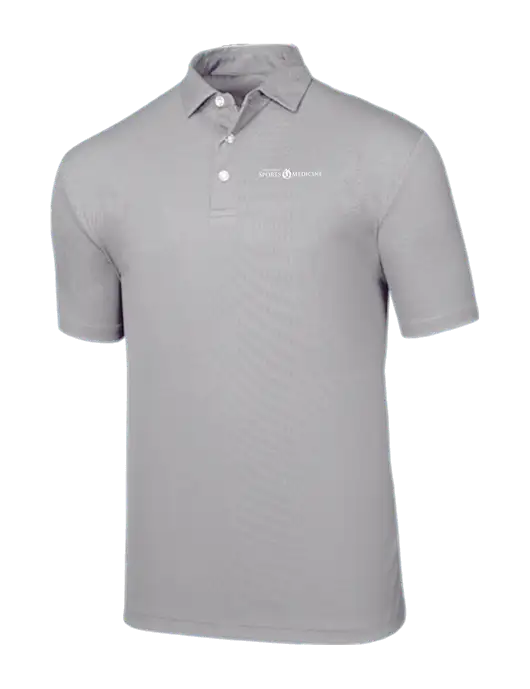 Callaway Birdseye Light Grey Polo w/Espanola Logo