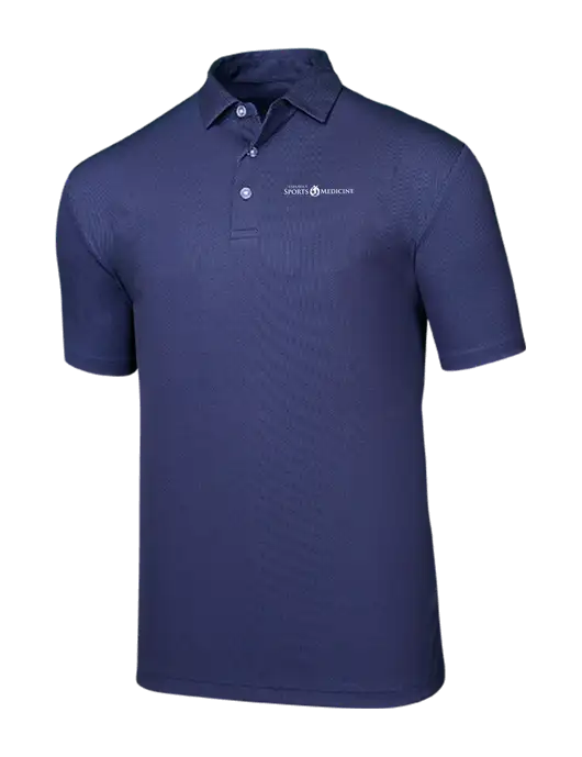 Callaway Birdseye Navy Polo w/Espanola Logo