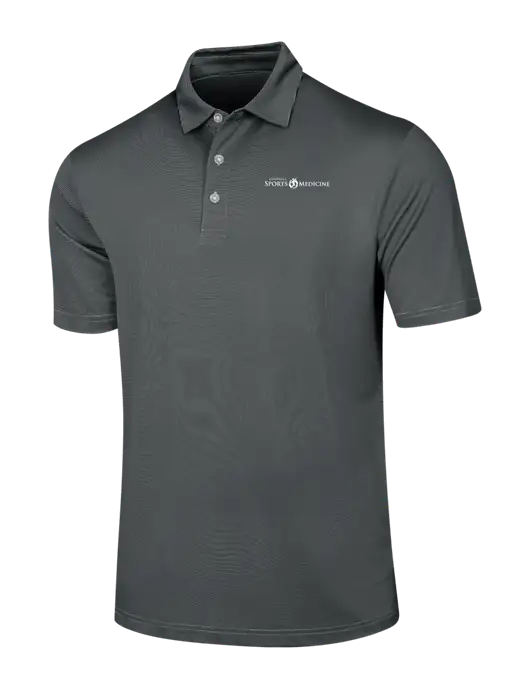 Callaway Black Fine Line Stripe Polo w/Espanola Logo