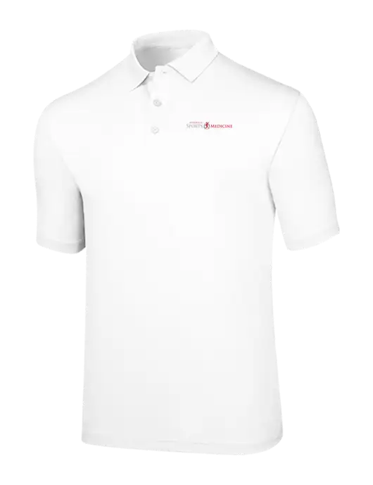 Callaway Opti-Dri White Chev Polo w/Espanola Logo