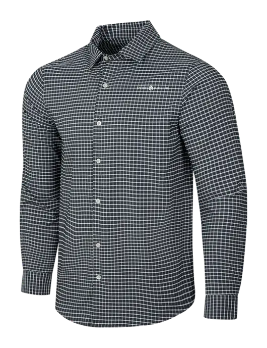 Dark Grey/White City Stretch Shirt w/Espanola Logo