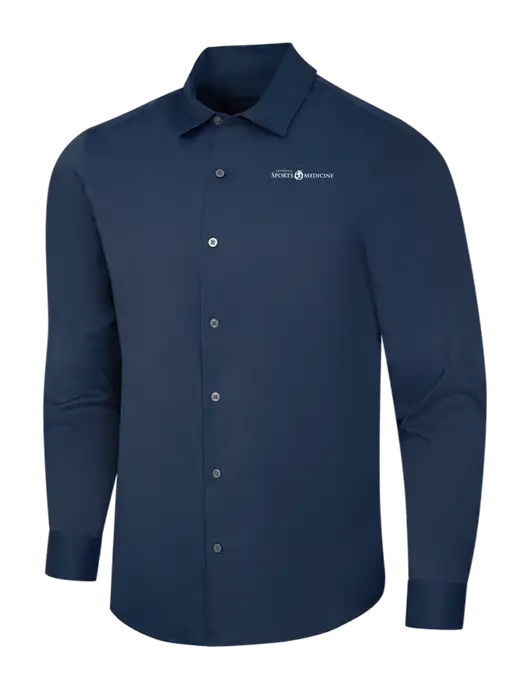 Navy City Stretch Shirt w/Espanola Logo