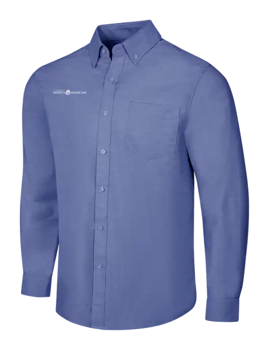 Navy SuperPro Oxford Shirt w/Espanola Logo