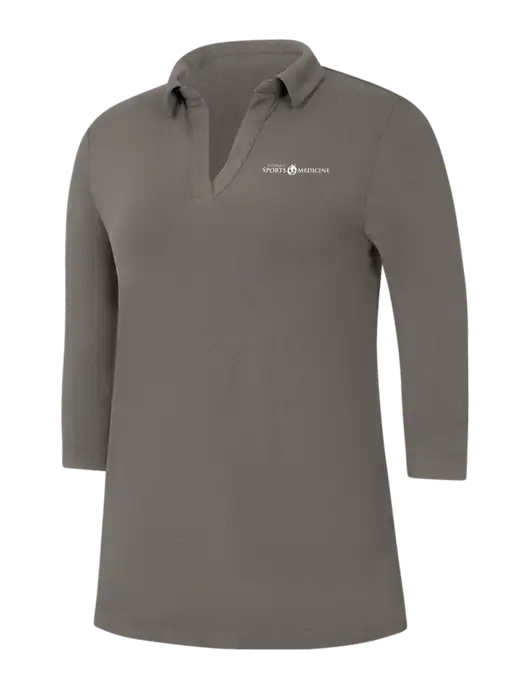 Womens Dark Grey Luxe Knit Tunic w/Espanola Logo