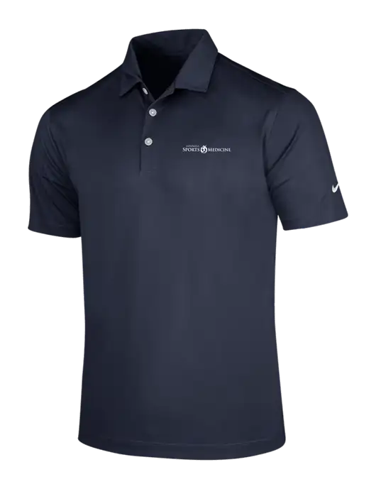 NIKE Dark Navy Dri-Fit Vertical Mesh Polo w/Espanola Logo