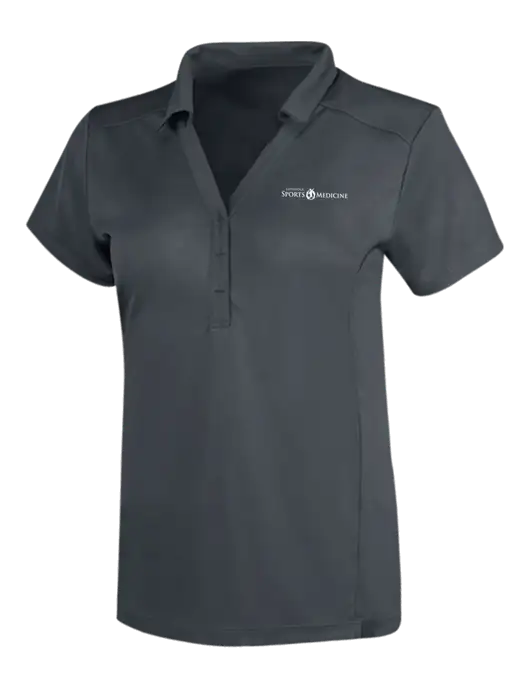 OGIO Dark Grey Womens Framework Polo w/Espanola Logo