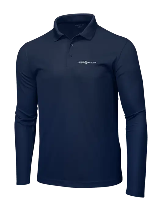 OGIO Navy Caliber 2.0 Long Sleeve Polo w/Espanola Logo