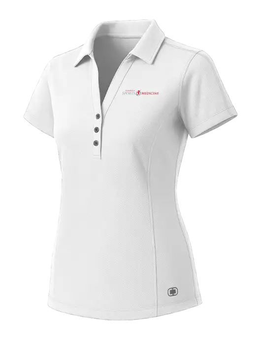 OGIO Womens White ONYX Polo w/Espanola Logo