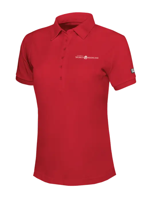 OGIO Womens Red Jewel Polo w/Espanola Logo