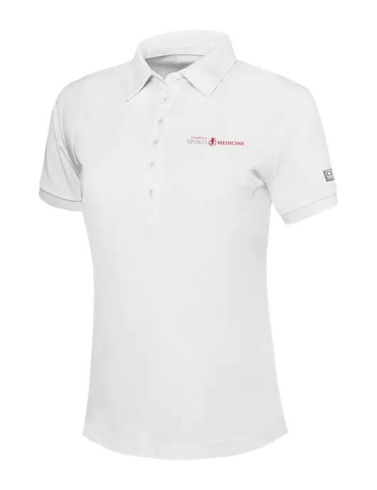 OGIO Womens Bright White Jewel Polo w/Espanola Logo