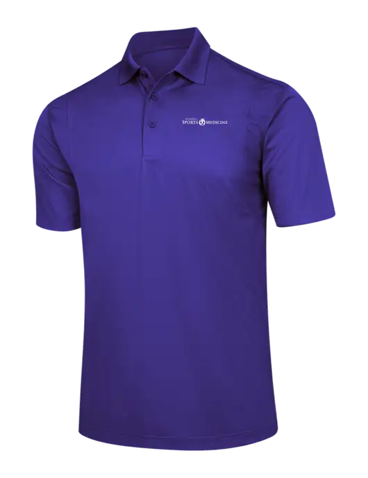 Purple Micropique Sport-Wick Polo w/Espanola Logo