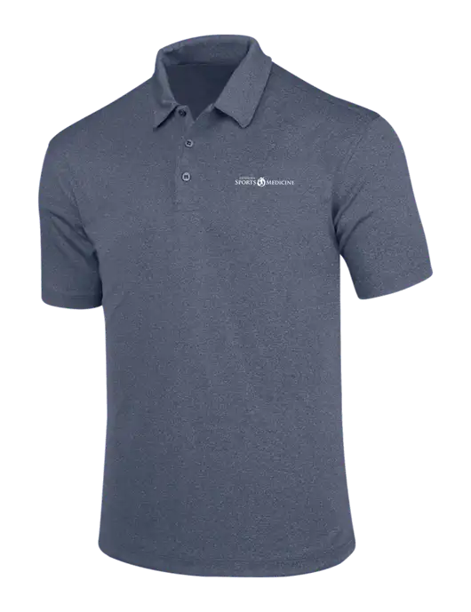 True Navy Trace Heather Polo w/Espanola Logo