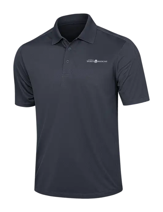 Dark Grey Diamond Textured Jacquard Polo w/Espanola Logo