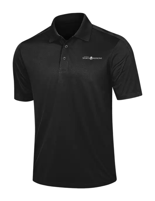 Black Diamond Textured Jacquard Polo w/Espanola Logo