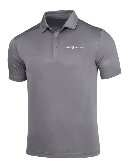 Dark Smoke Grey Posi-UV Pro Polo w/Espanola Logo