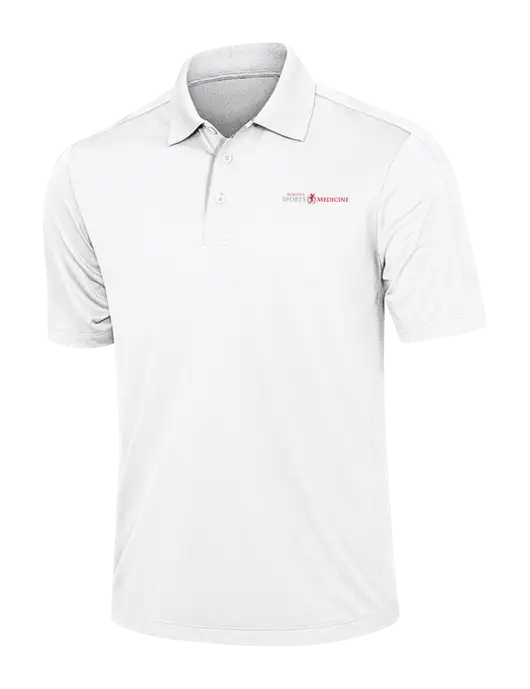 White Diamond Textured Jacquard Polo w/Espanola Logo
