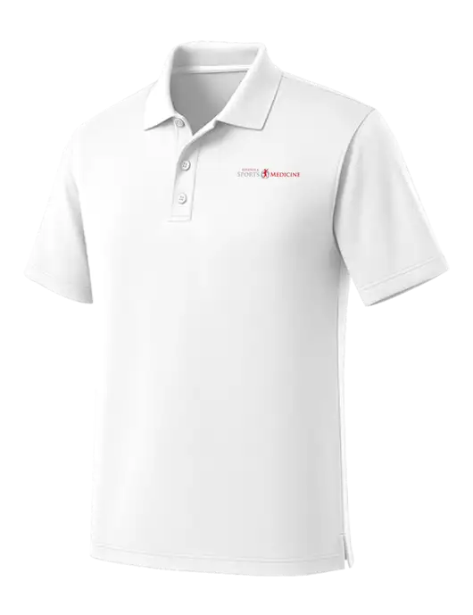 White Dry Zone UV Micro Mesh Polo w/Espanola Logo