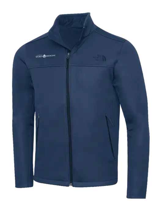 North Face Dark Navy Ridgewall Soft Shell Jacket w/Espanola Logo