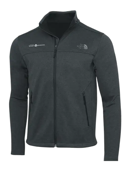 North Face Dark Grey Heather Ridgewall Soft Shell Jacket w/Espanola Logo