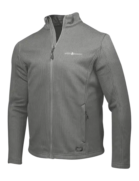 OGIO Medium Grey Grit Fleece Jacket w/Espanola Logo