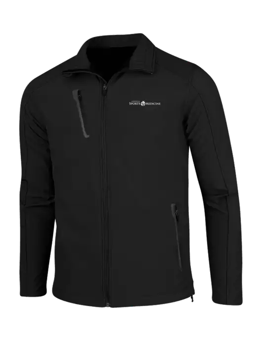 Black Welded Softshell Jacket w/Espanola Logo