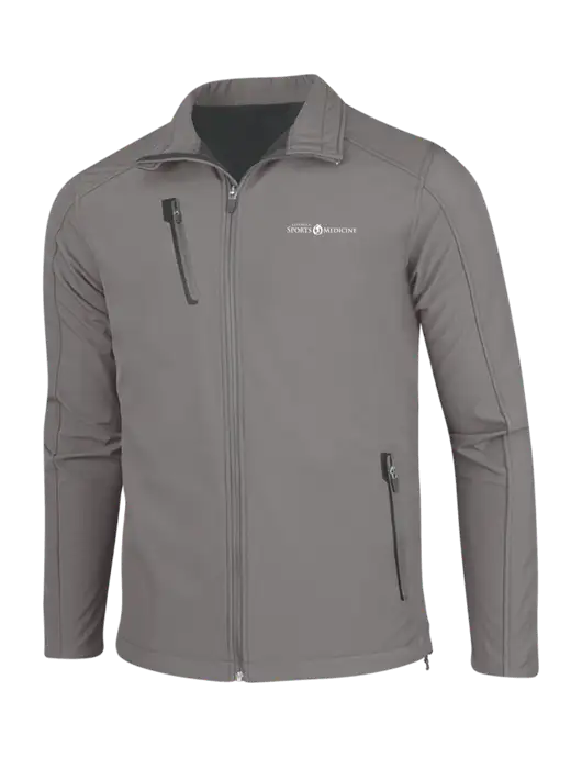 Medium Grey Welded Softshell Jacket w/Espanola Logo